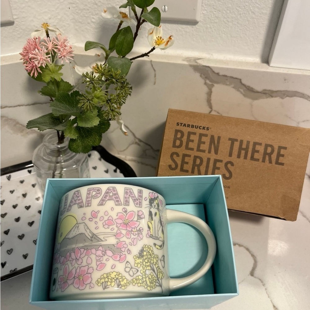 Starbucks🌸Sakura Japan 2026 Mug with Pink Floral 14 oz